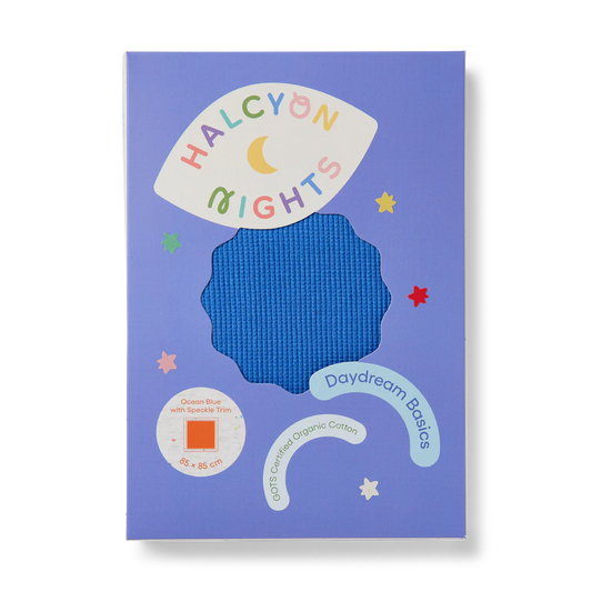 HALCYON NIGHTS Ocean Blue Organic Baby Wrap