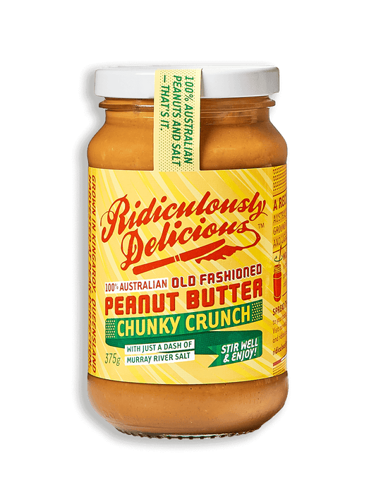 RIDICULOUSLY DELICIOUS Chunky Crunch Peanut Butter
