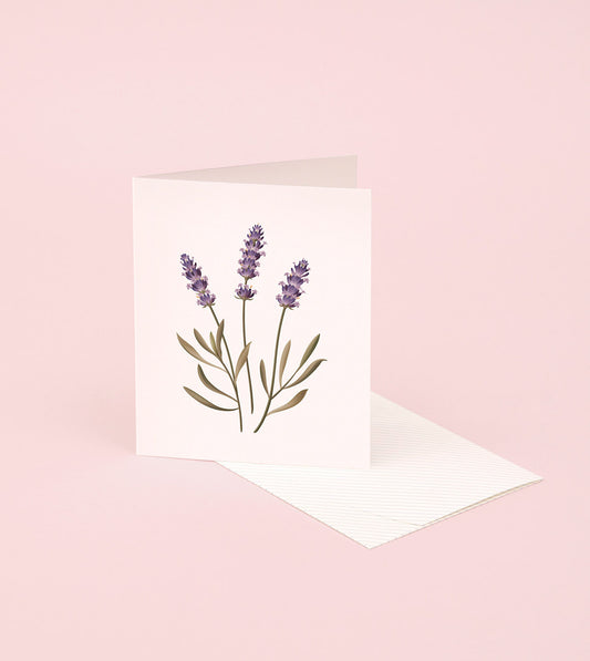 Botanical Scented Card | Lavender