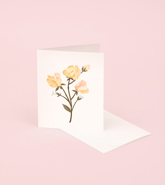 Botanical Scented Card | Sweet Pea