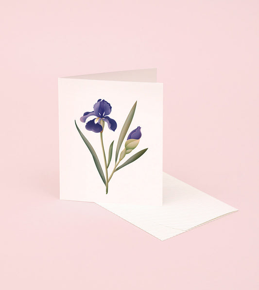 Botanical Scented Card | Iris