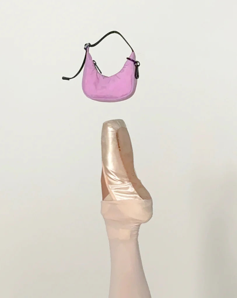 BAGGU- Crescent Bag Charm- Peony