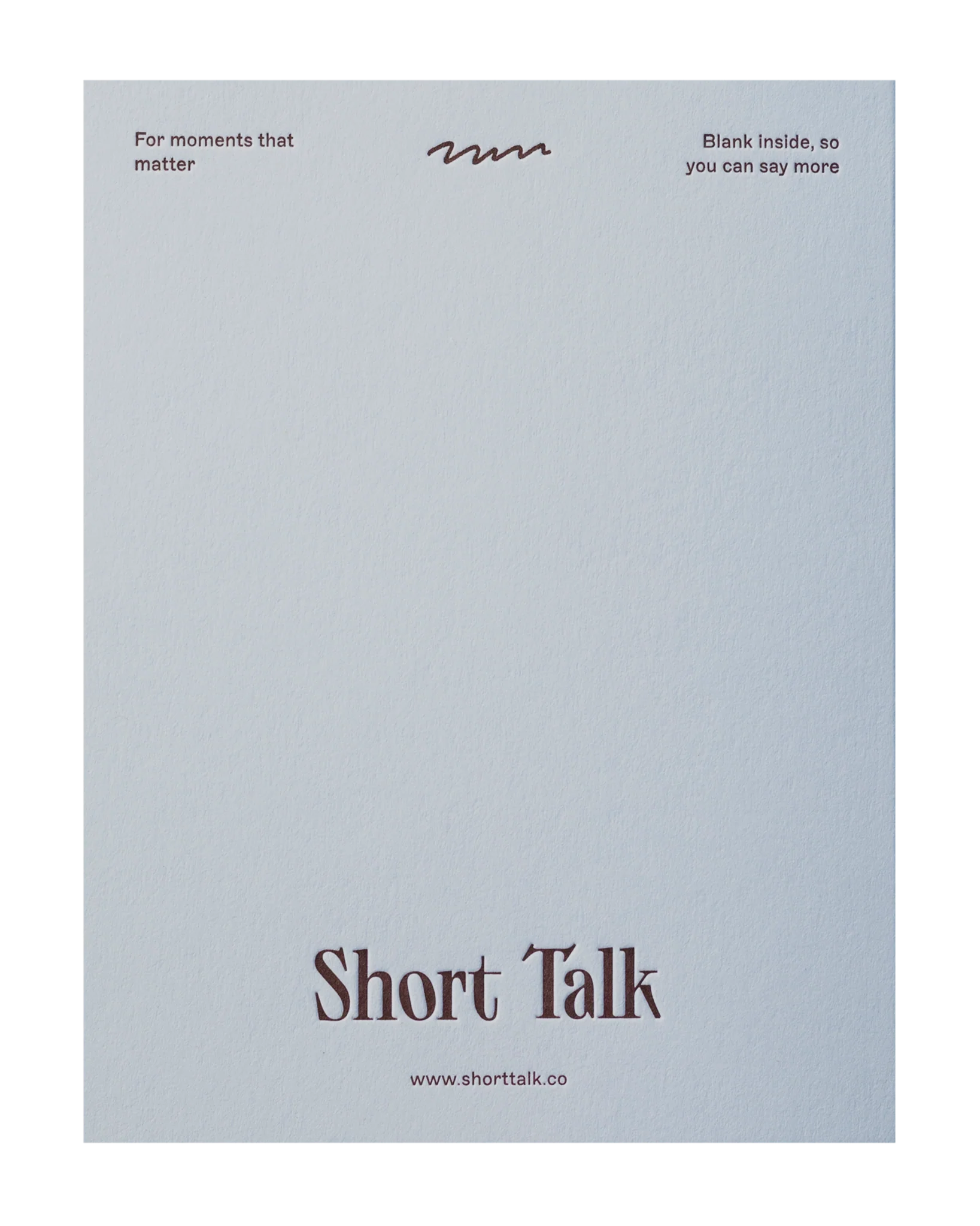 Short Talk Greeting Card | Hello Poppet