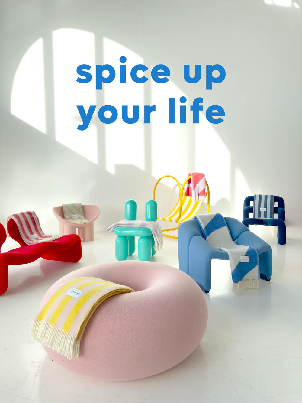 MAISON DEUX - Candy Wrap Blanket