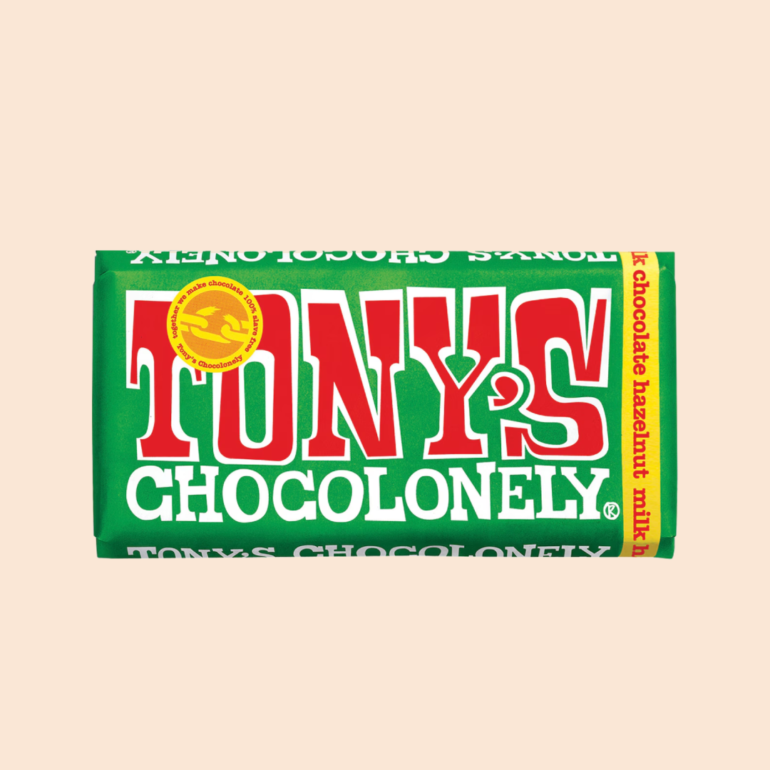 Tony's Chocolonely Milk Hazelnut  28% 180g