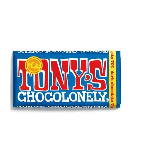 Tony's Chocolonely Dark Chocolate 70% 180g chocolate TONY'S CHOCOLONELY   