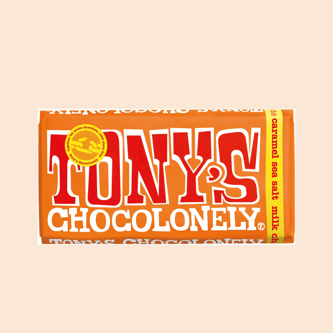 Tony's Chocolonely Milk Caramel Sea Salt 32% 180g