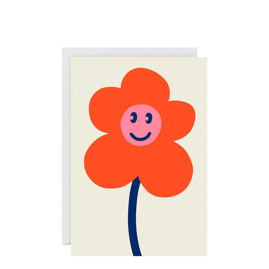 WRAP MAGAZINE  'Happy Flower' Art Card