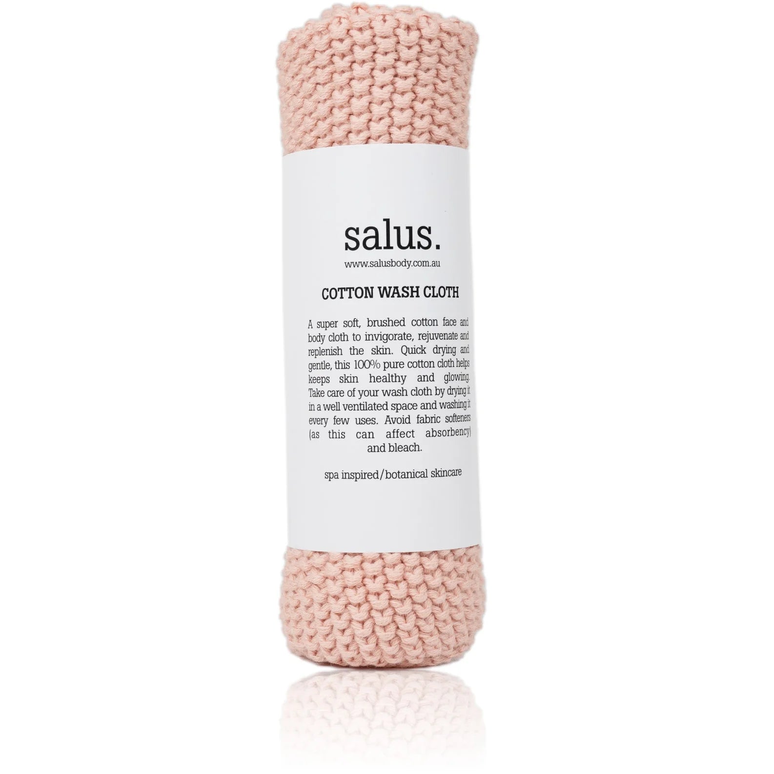 SALUS - Cotton Wash Cloth - Pink