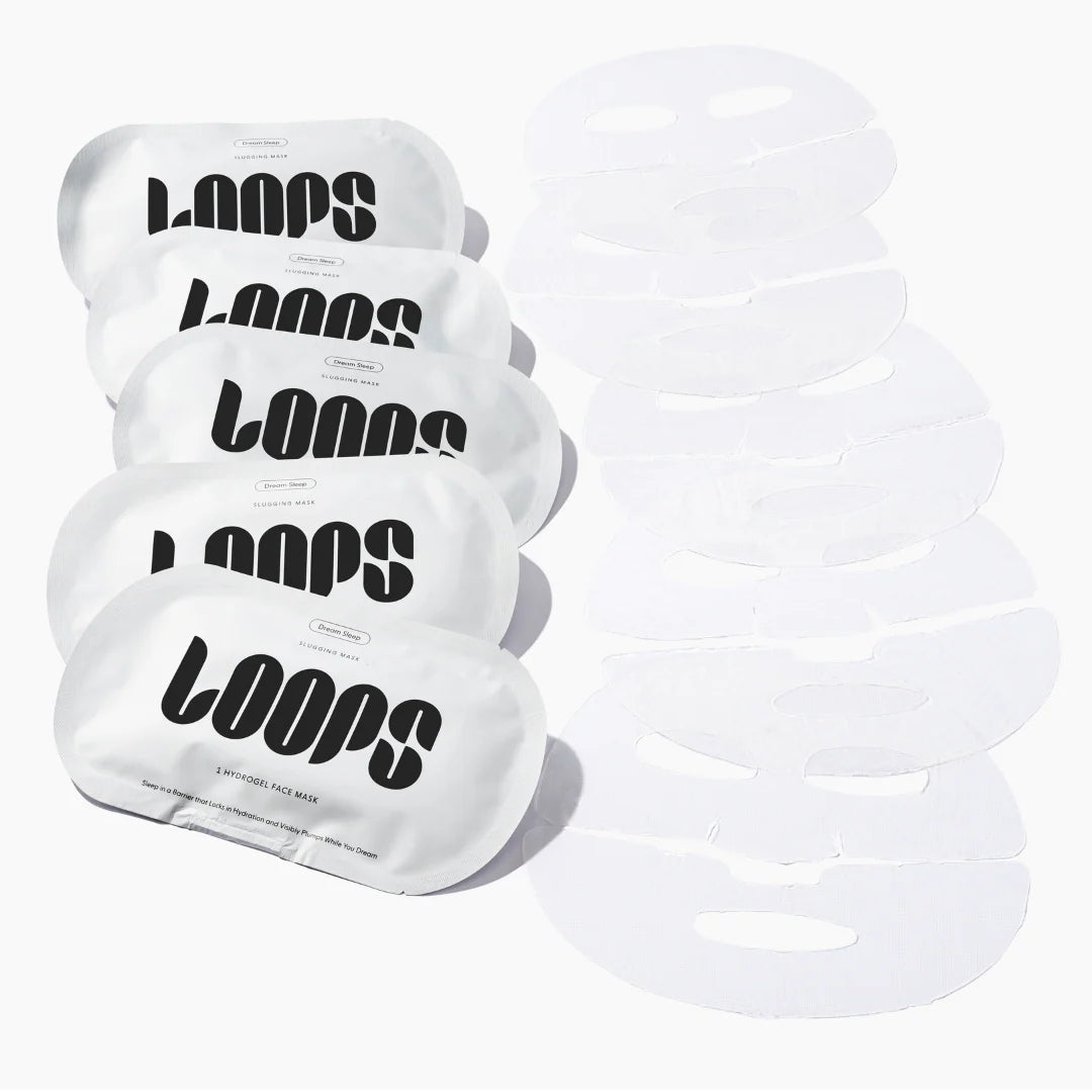 LOOPS - Dream Sleep Slugging Hydrogel Face Mask Set of 5
