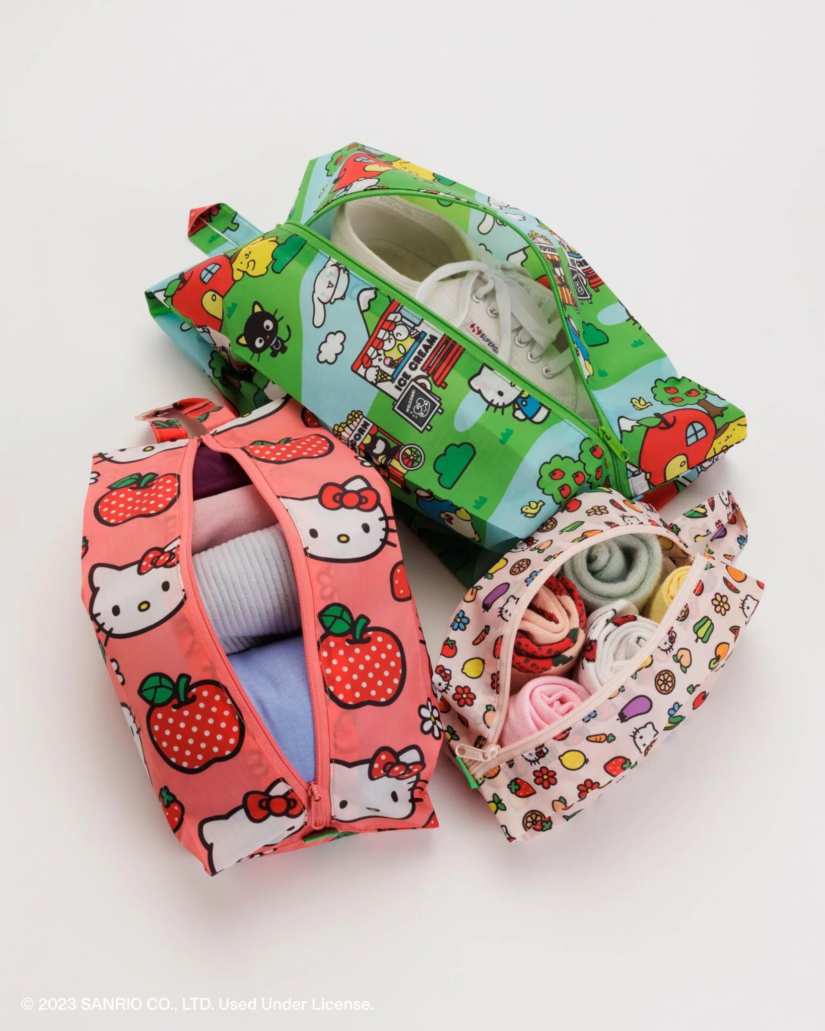 BAGGU 3D Zip Set | Hello Kitty and Friends