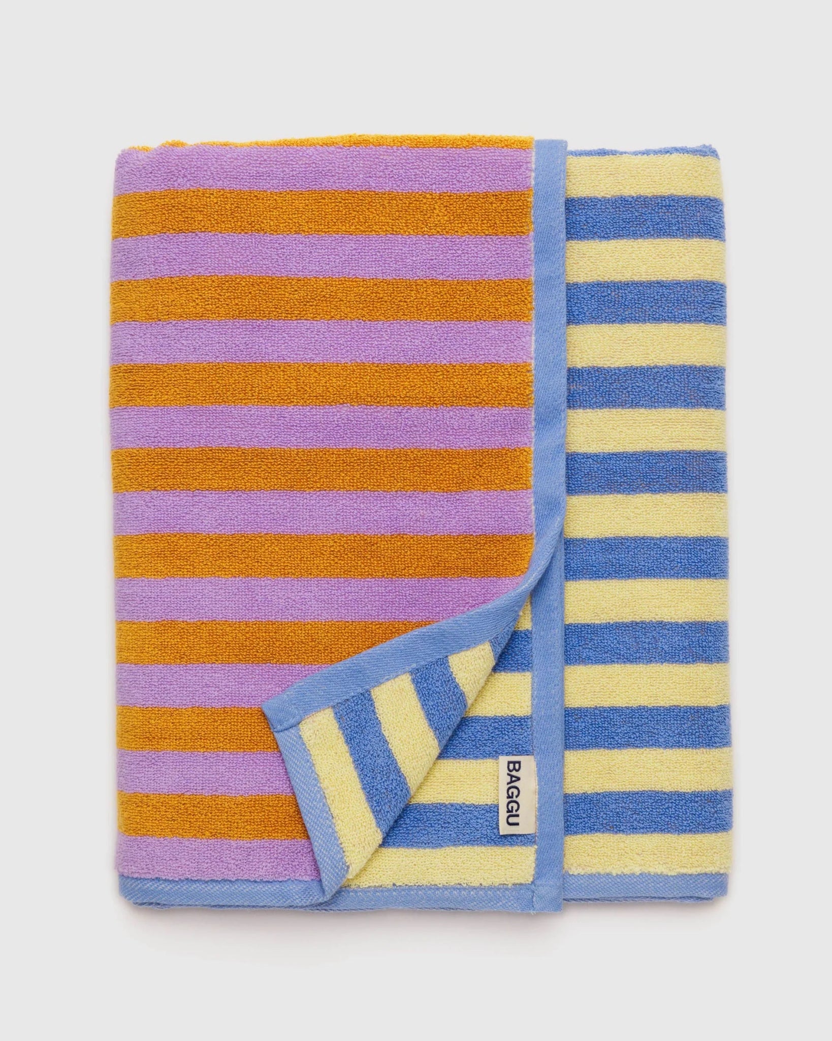 BAGGU Bath Towel - Hotel Stripe