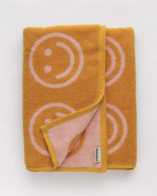 BagguBAGGU Bath Towel - Marigold Peach HappyPreston Apothecary
