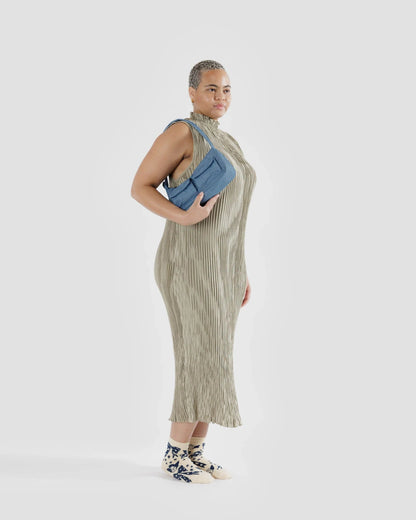 BAGGU Cargo Shoulder Bag - Digital Denim - Preston ApothecaryBaggu