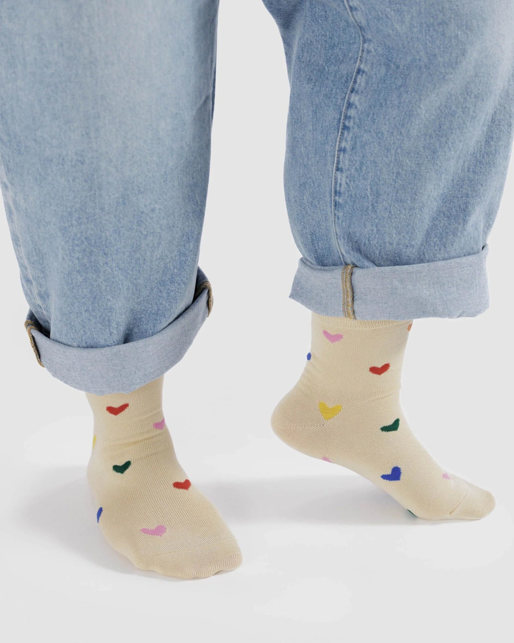 BAGGU Crew Sock - Hearts