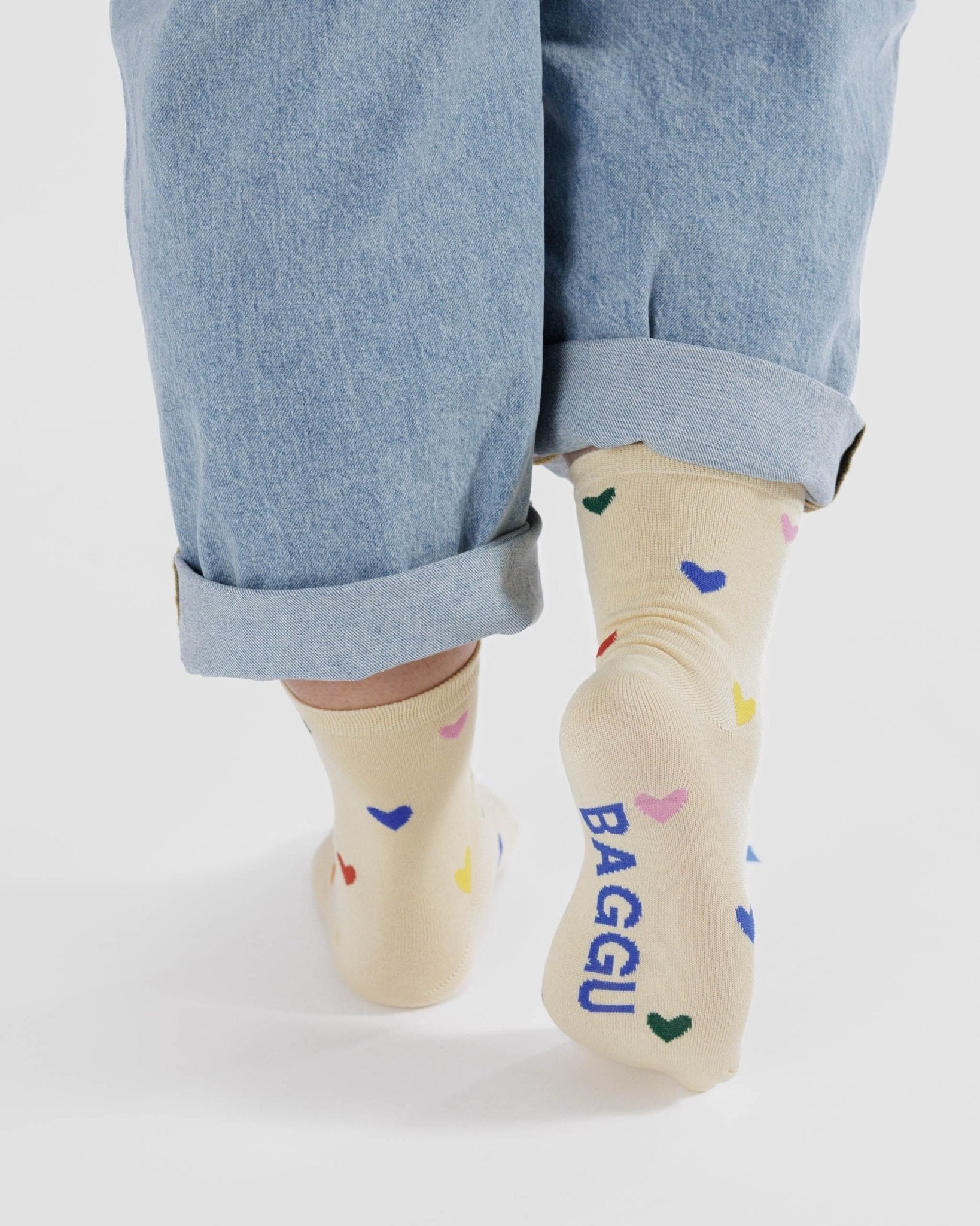 BAGGU Crew Sock - Hearts