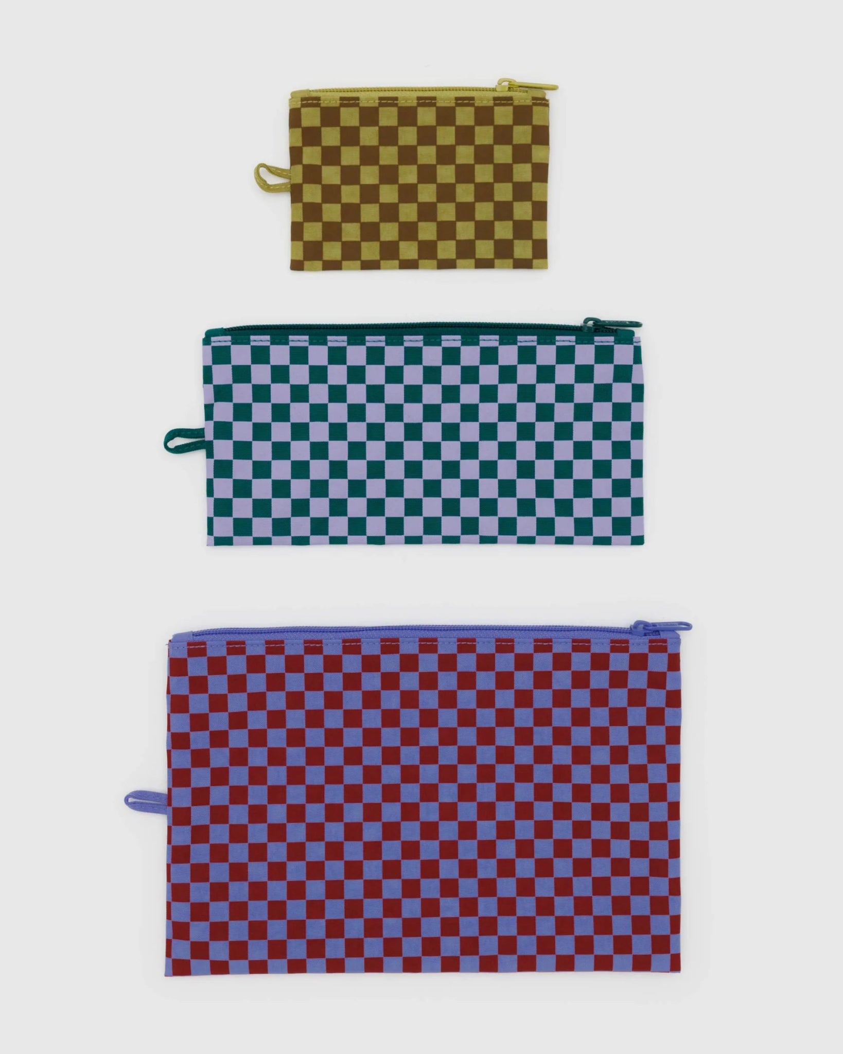 BAGGU | Flat Pouch Jewel Checks