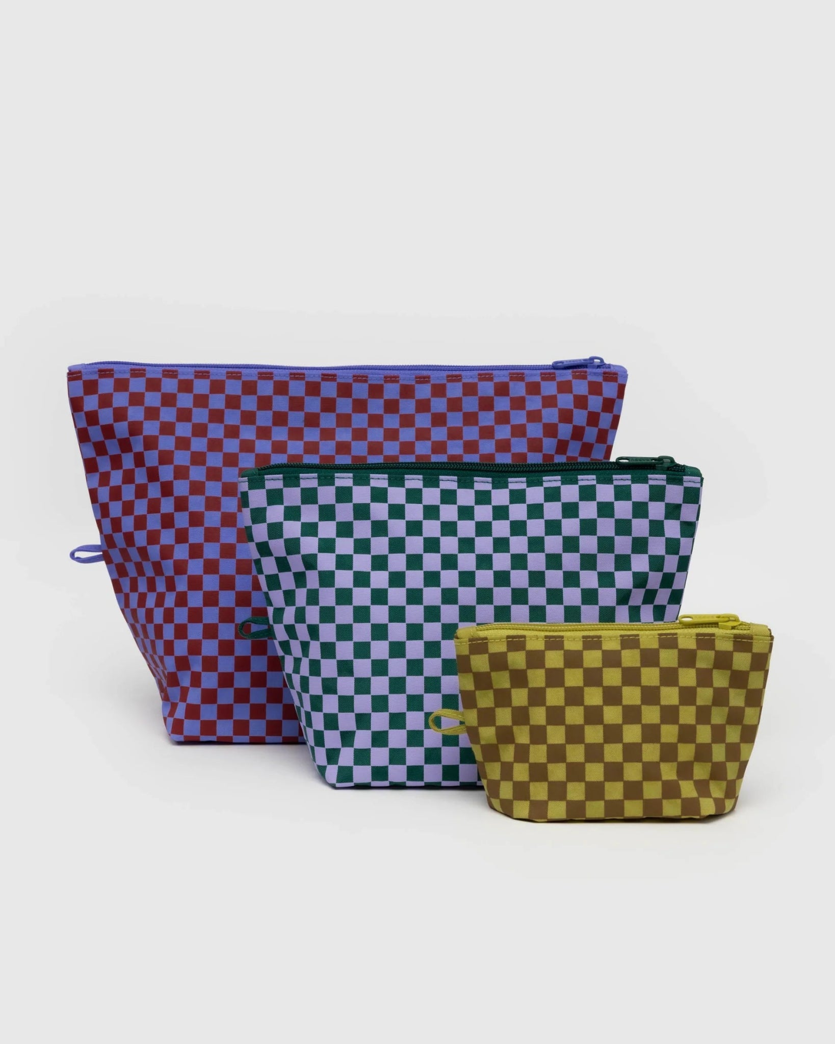 BAGGU | Go Pouch Jewel Checkers