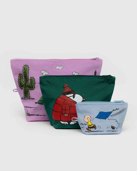 BAGGU Go Pouch Set - Peanuts make up pouch Baggu   