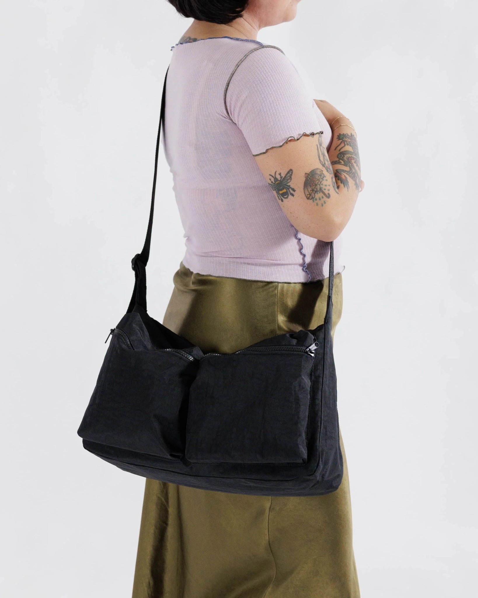 BAGGU Large Cargo Crossbody - Black