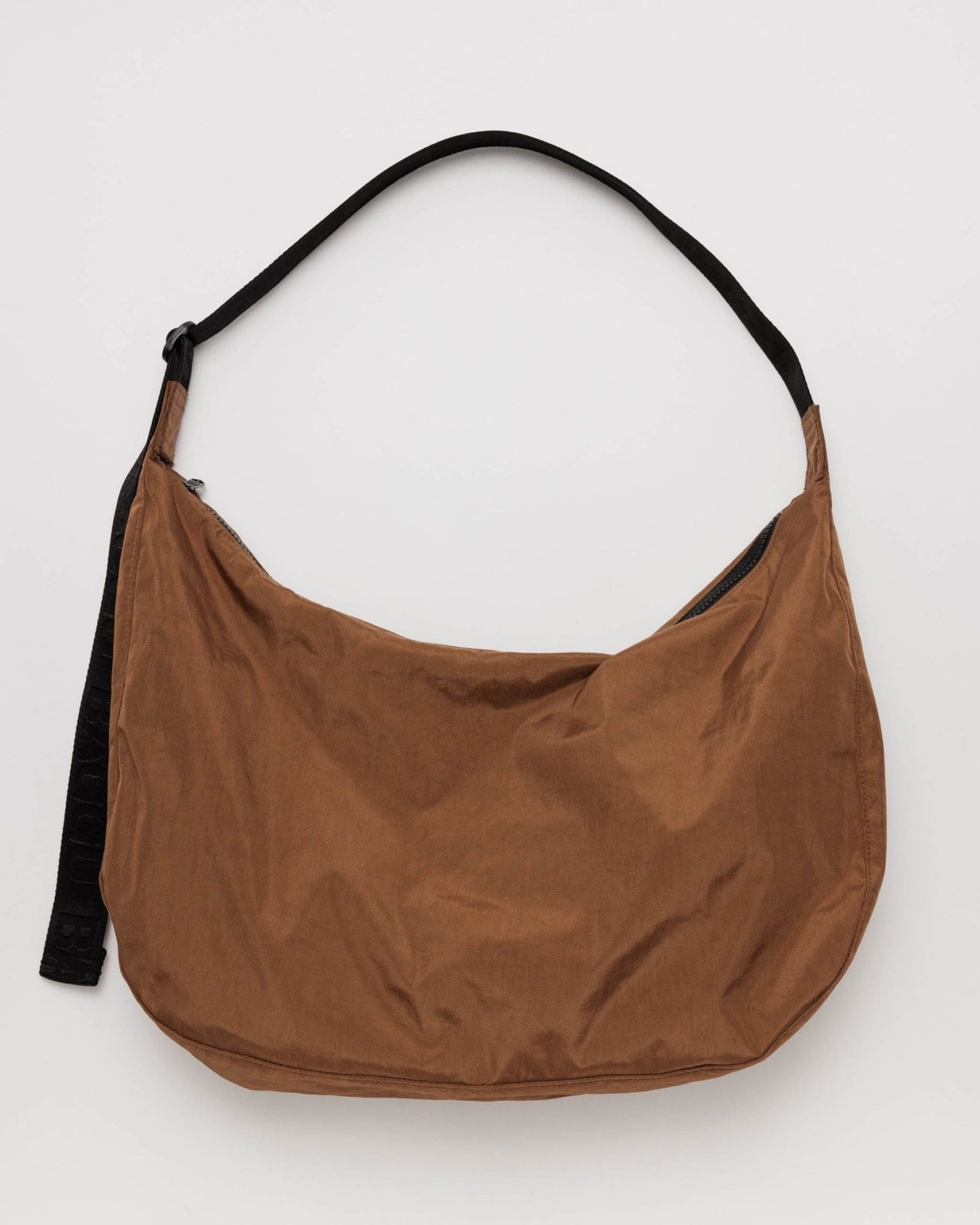 BAGGU Large Nylon Crescent Bag - Brown - Preston Apothecary