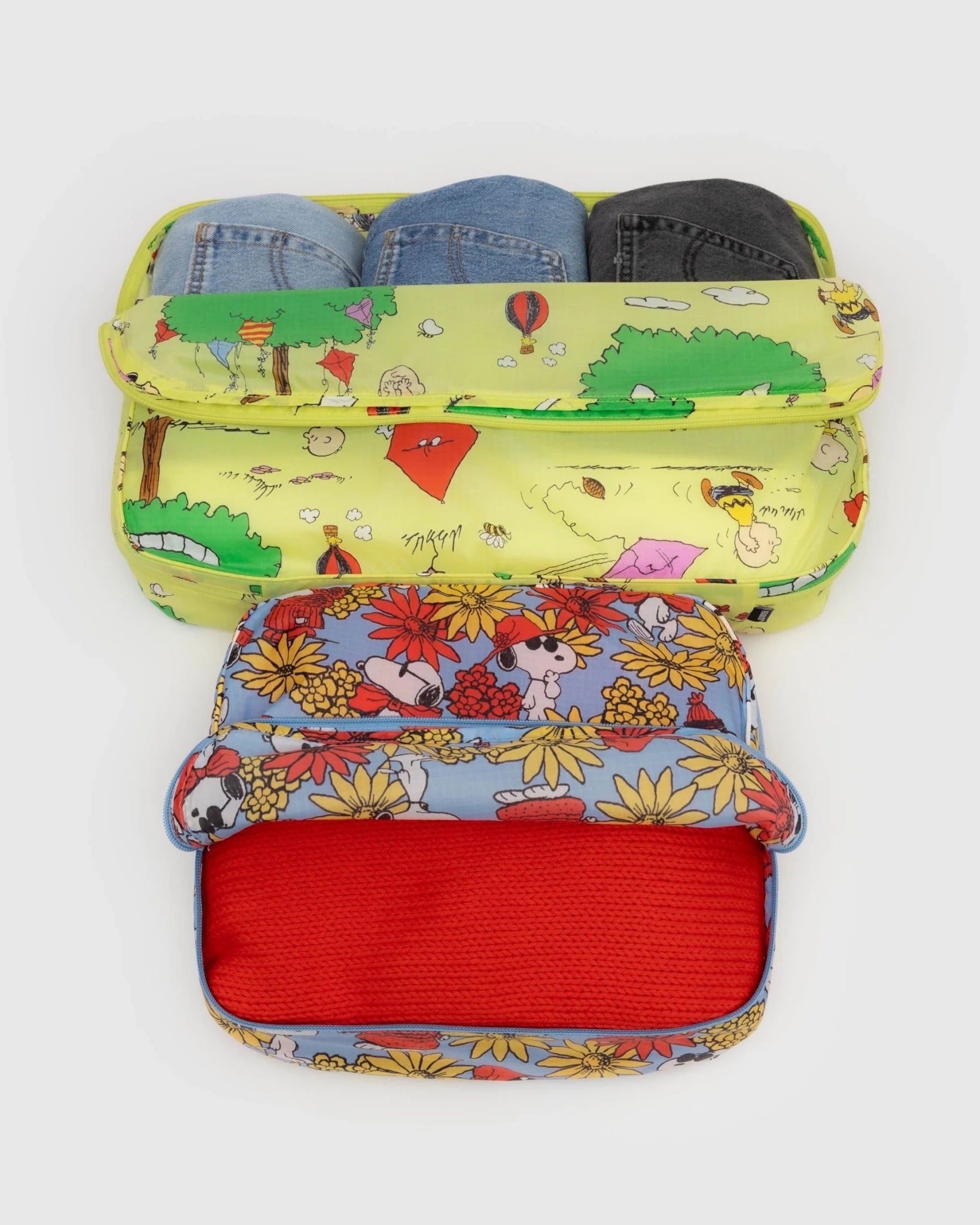 BAGGU - Large Packing Cube Set - Peanuts Travel Set Baggu   