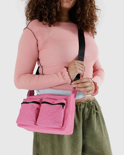 BAGGU Medium Cargo Crossbody - Azalea Pink Bag Baggu   