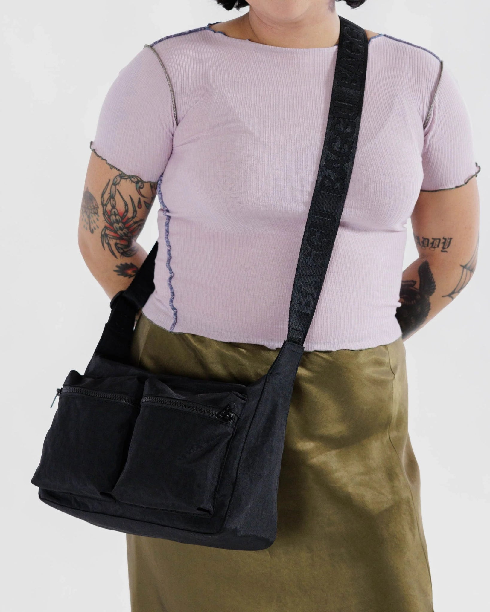 BAGGU Medium Cargo Crossbody - Black Bag Baggu   