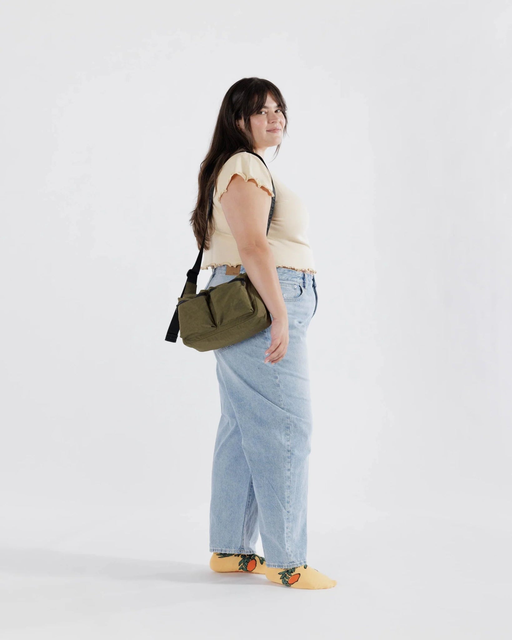 BAGGU Medium Cargo Crossbody - Seaweed