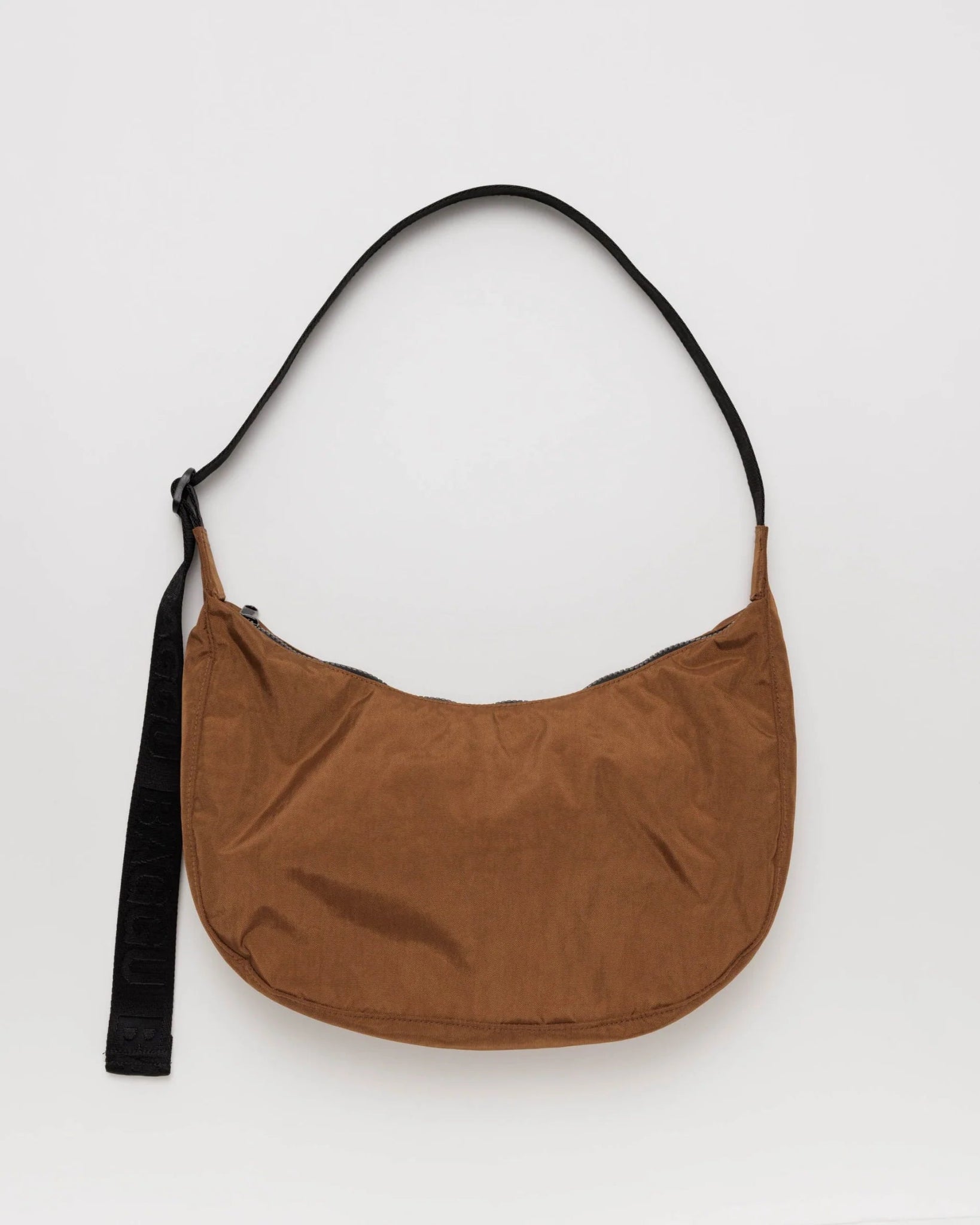 BAGGU Medium Nylon Crescent Bag - Brown - Preston Apothecary