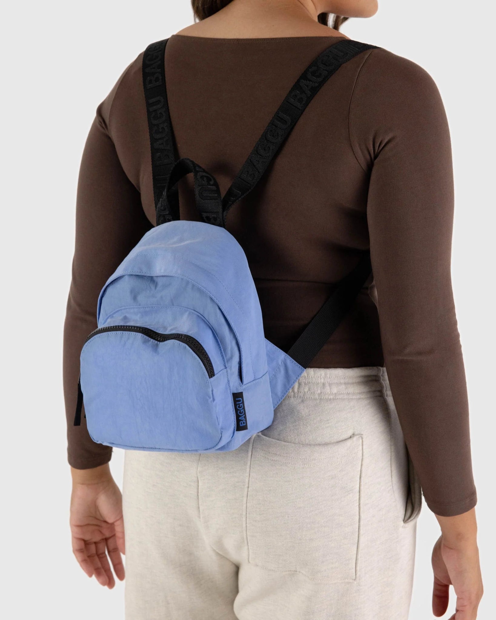 BAGGU Mini Nylon Backpack - Cornflower