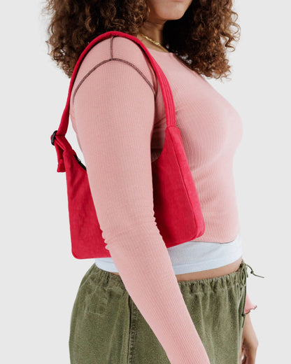 BAGGU Mini Nylon shoulder bag - Candy Apple - Preston ApothecaryBaggu