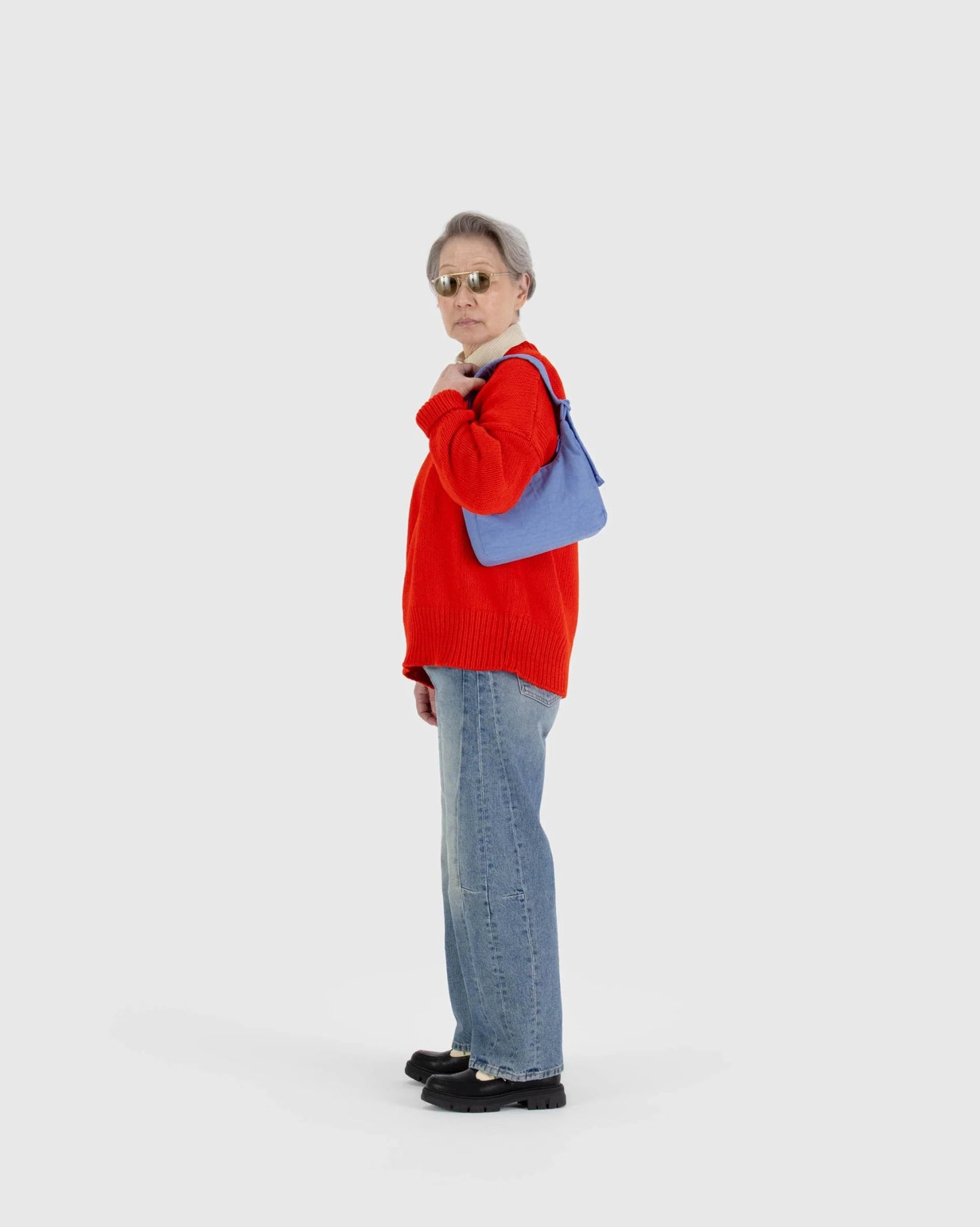 BAGGU | Mini Nylon Shoulder Bag Cornflower Bag Baggu   