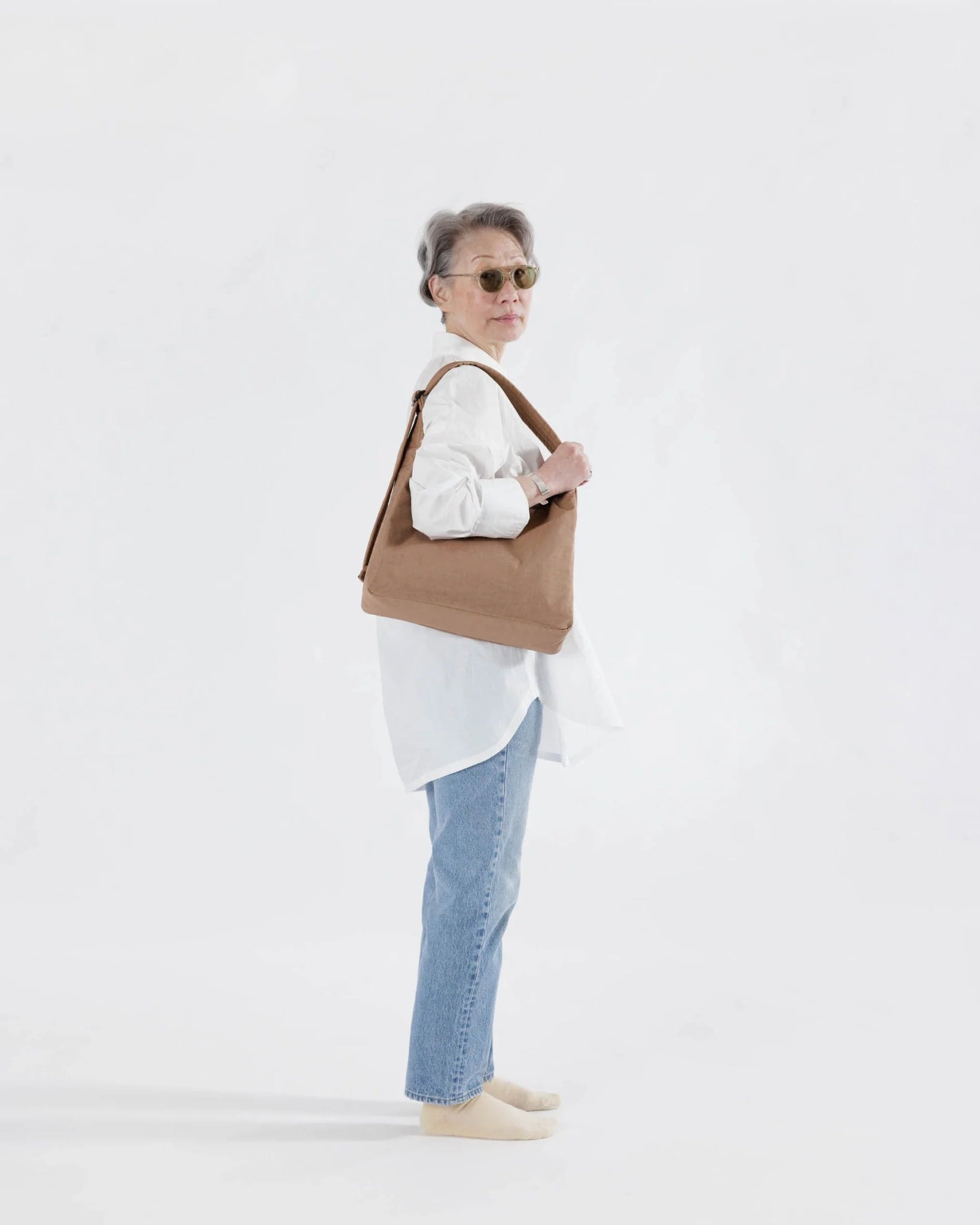 BAGGU Nylon Shoulder Bag - Cocoa