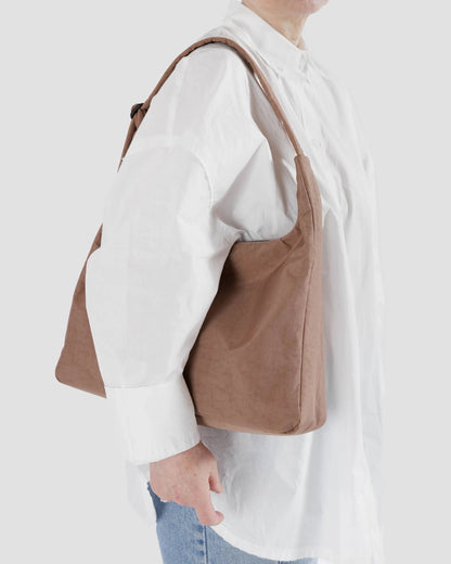 BAGGU Nylon Shoulder Bag - Cocoa - Preston Apothecary