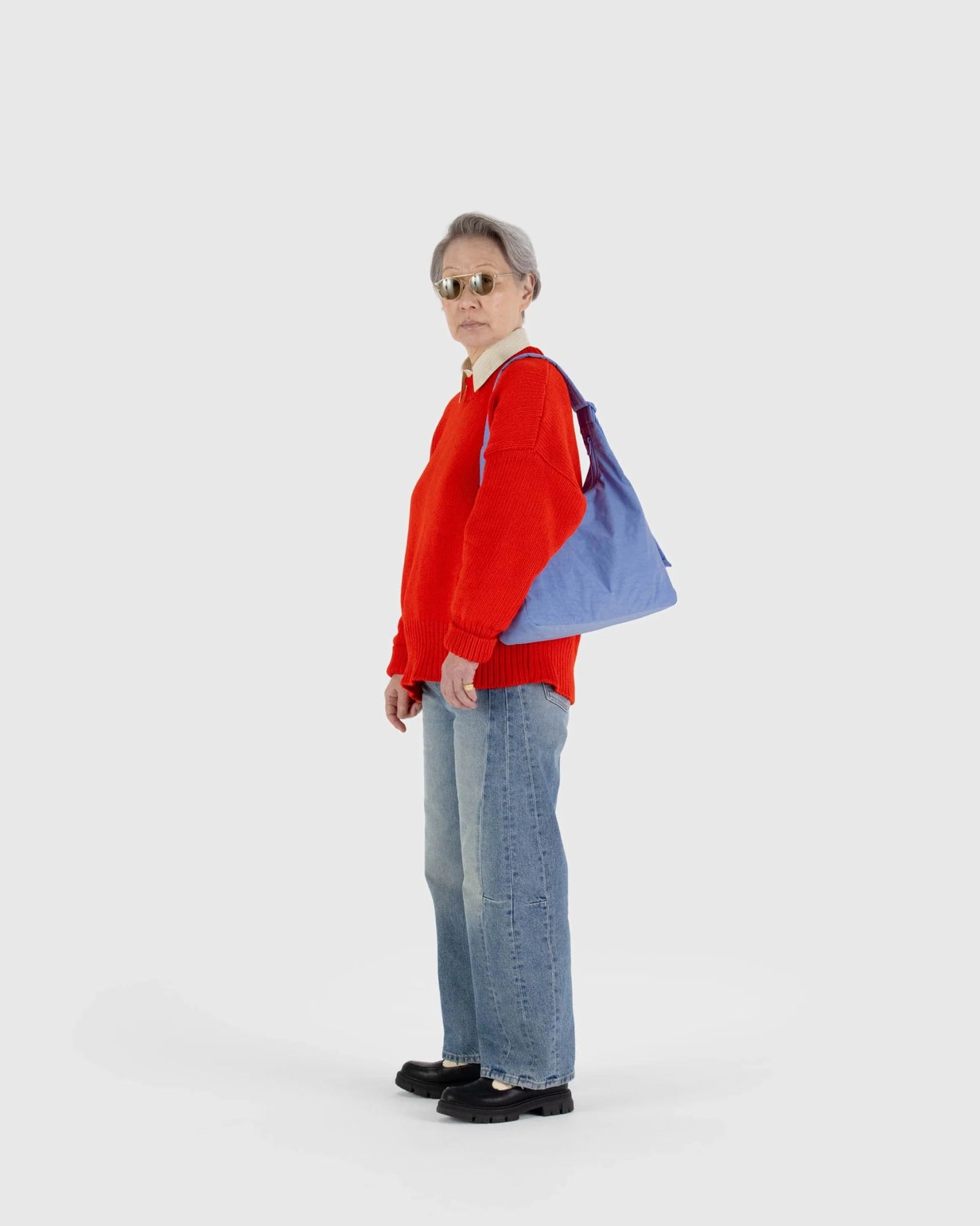 BAGGU | Nylon Shoulder Bag Cornflower Bag Baggu   