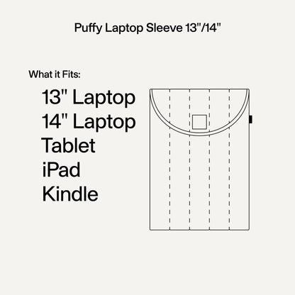 BAGGU Puffy Laptop Sleeve 13"/14" - Yellow Happy - Preston ApothecaryBaggu