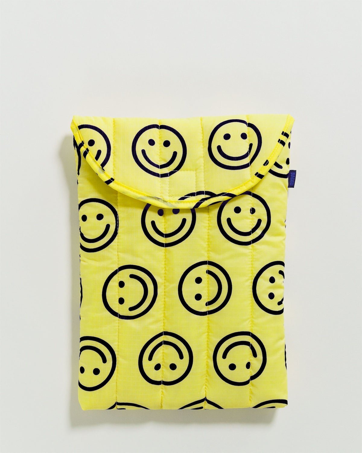 BAGGU Puffy Laptop Sleeve 13"/14" - Yellow Happy