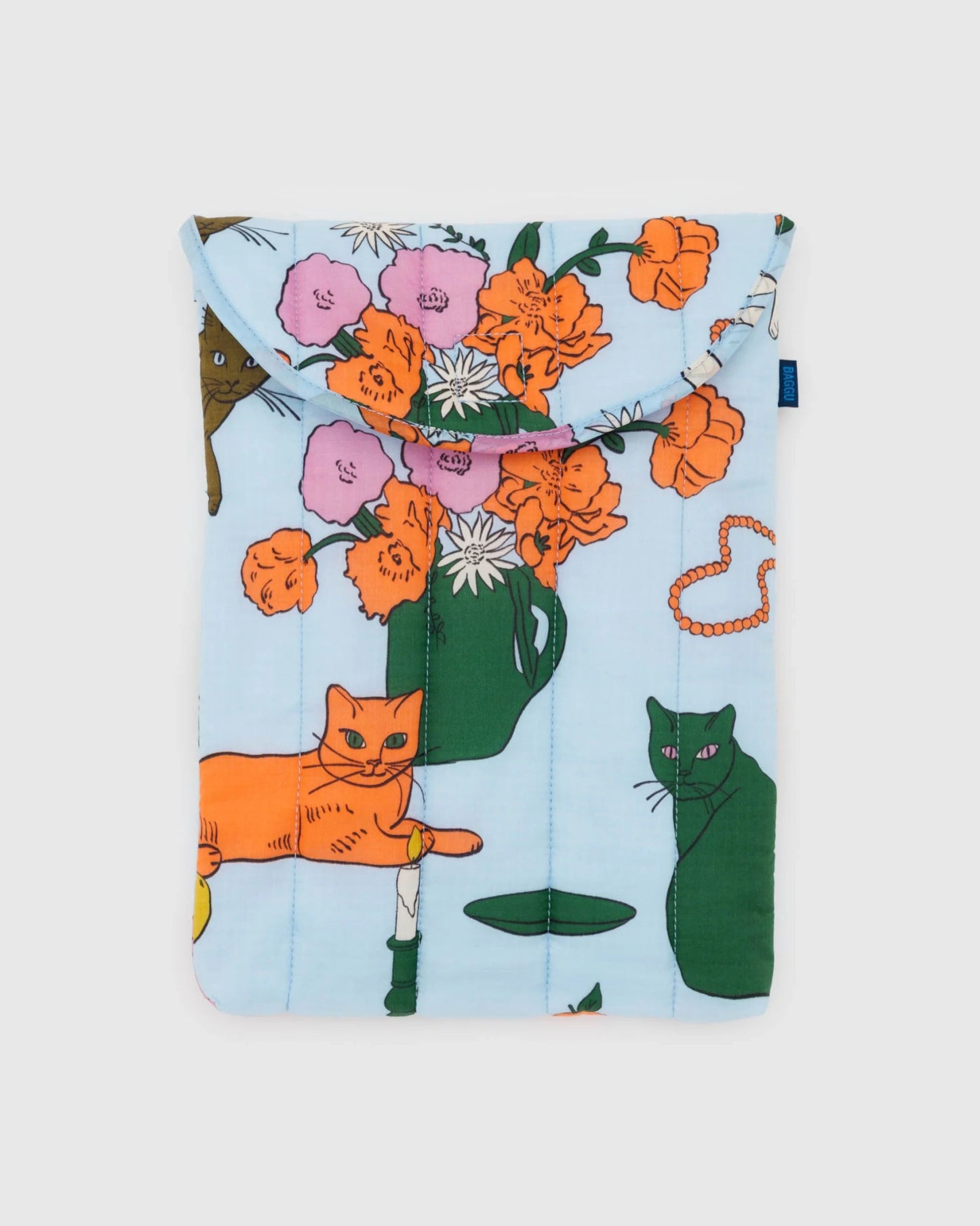 BAGGU | Puffy Laptop Sleeve Table Cats 13/14" LAPTOP CASE Baggu   