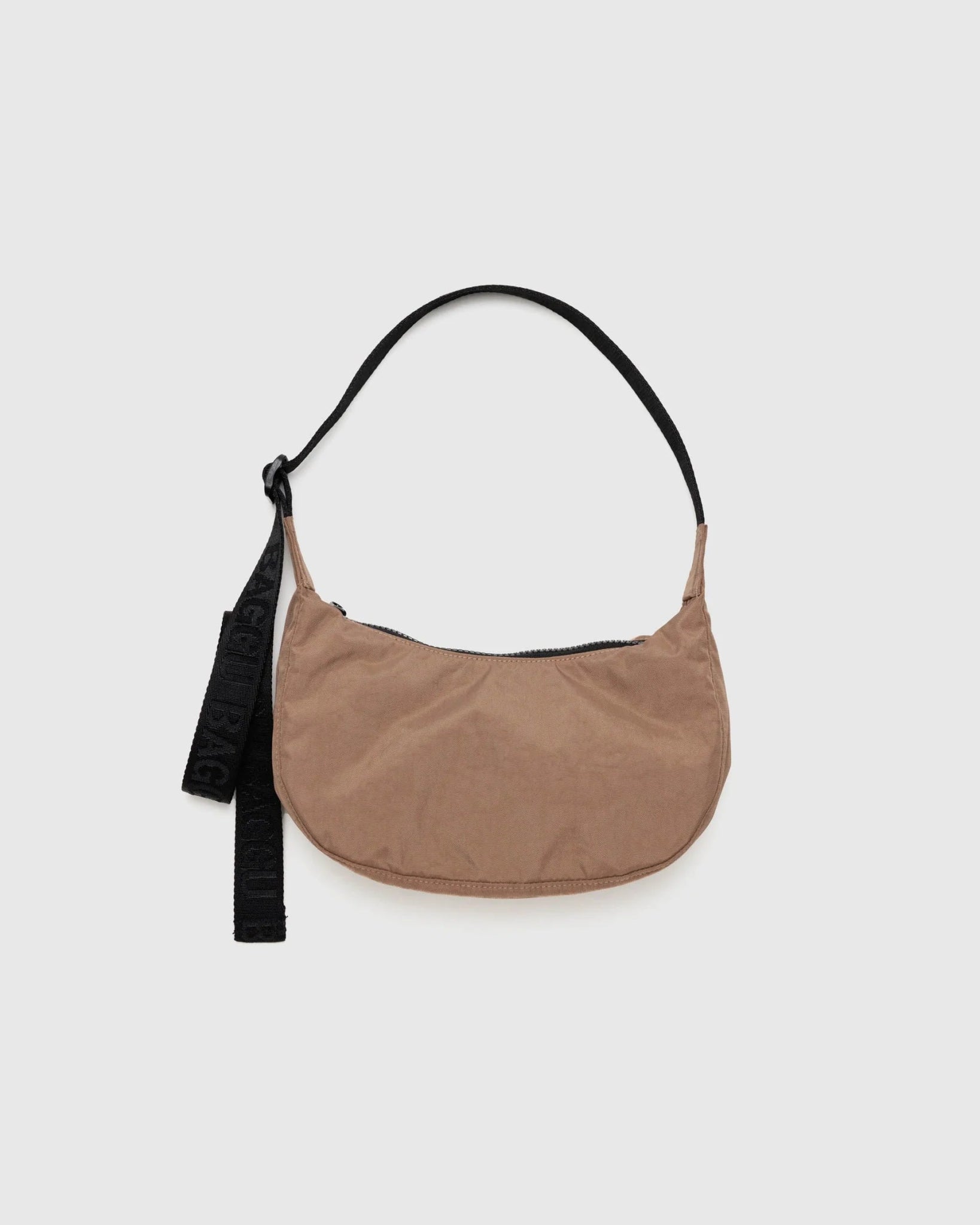 BAGGU Small Nylon Crescent Bag -Cocoa