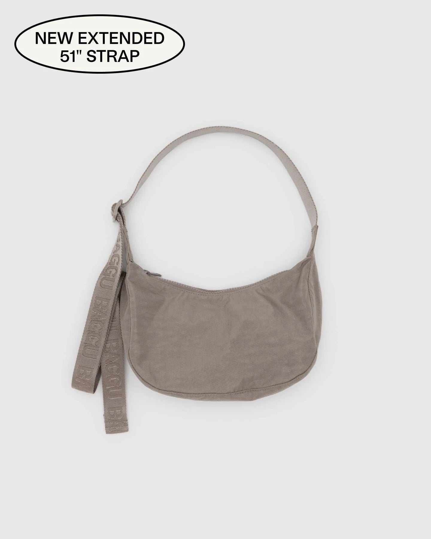 BAGGU | Small Nylon Crescent Bag Dove