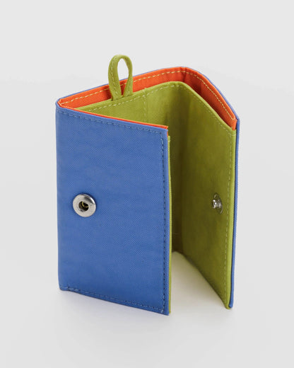 BAGGU - Snap Wallet - Pansy Blue Mix Wallet Baggu   