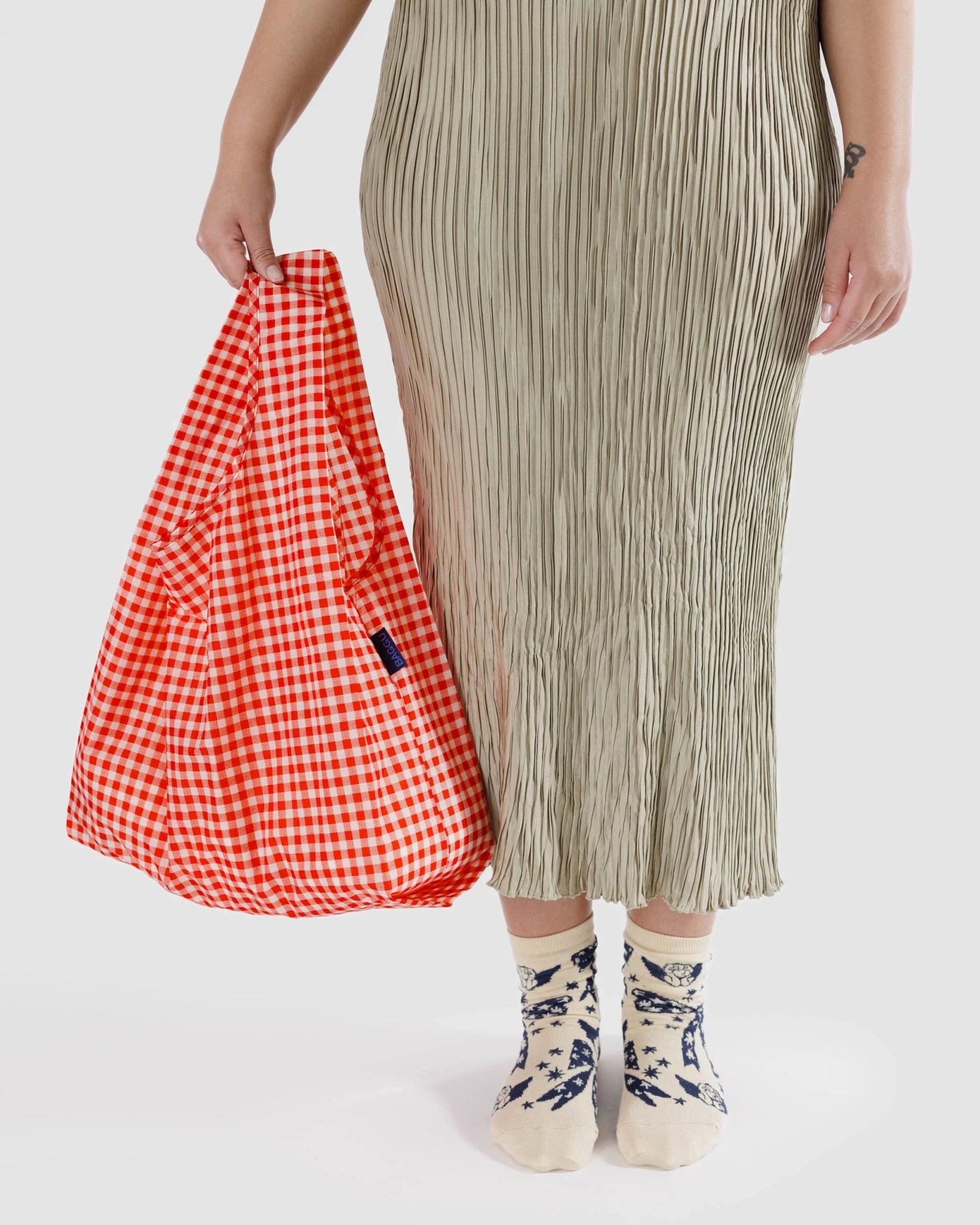 BAGGU Standard - Red Gingham