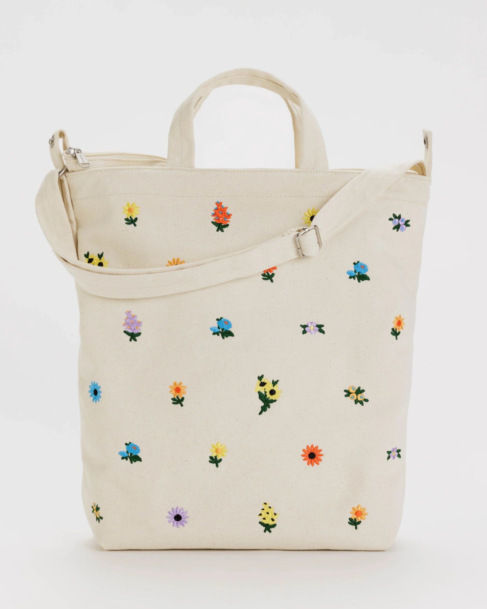 BAGGU | Zip Duck Bag Embroidered Ditsy Floral