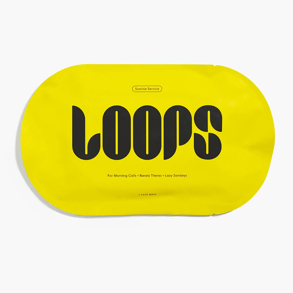 LOOPS - Sunrise Service Brightening Hydrogel Single Face Mask