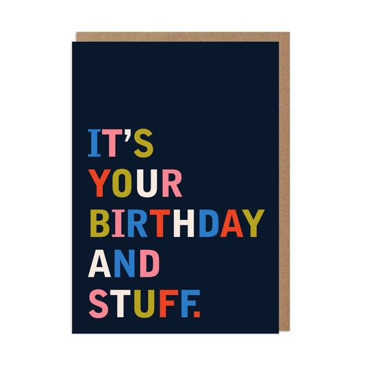 Birthday and Stuff Card - Preston Apothecary