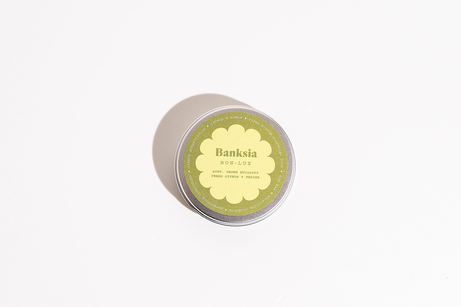 BON LUX Banksia Scented Travel Tin Candle