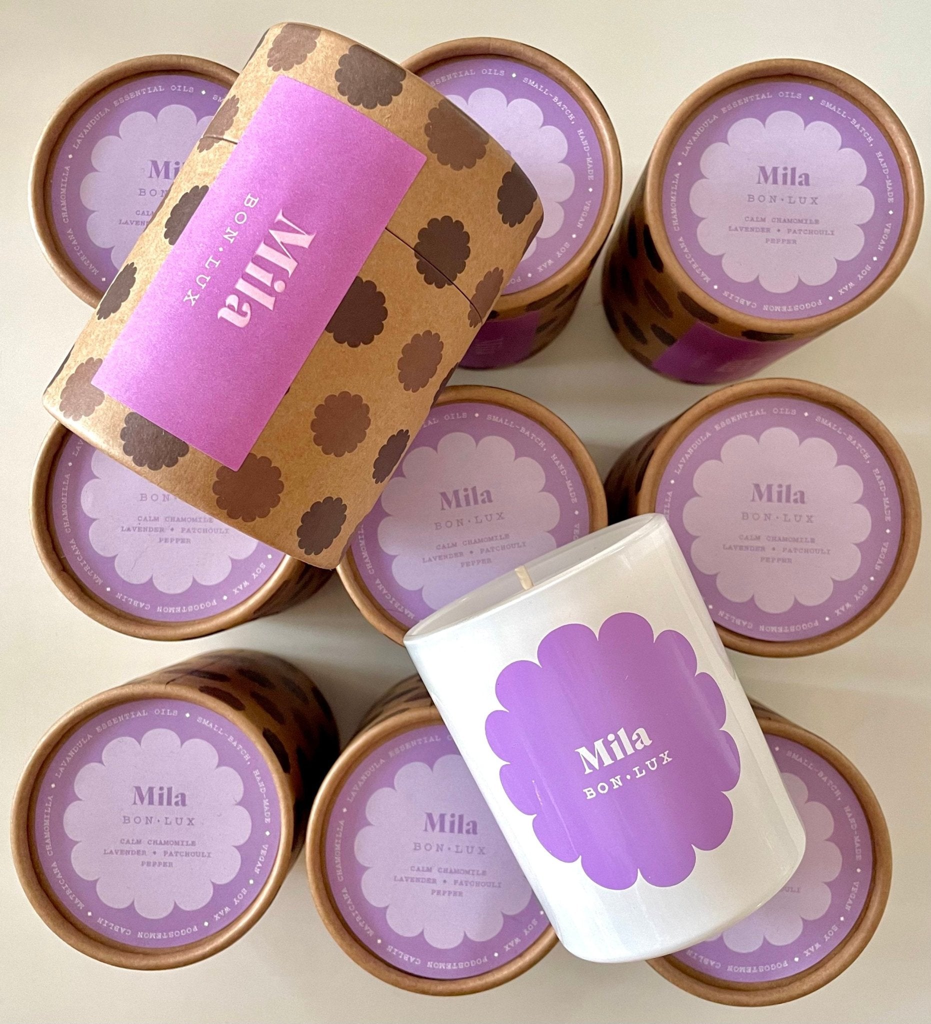 BON LUX Mila Boxed Votive Candle