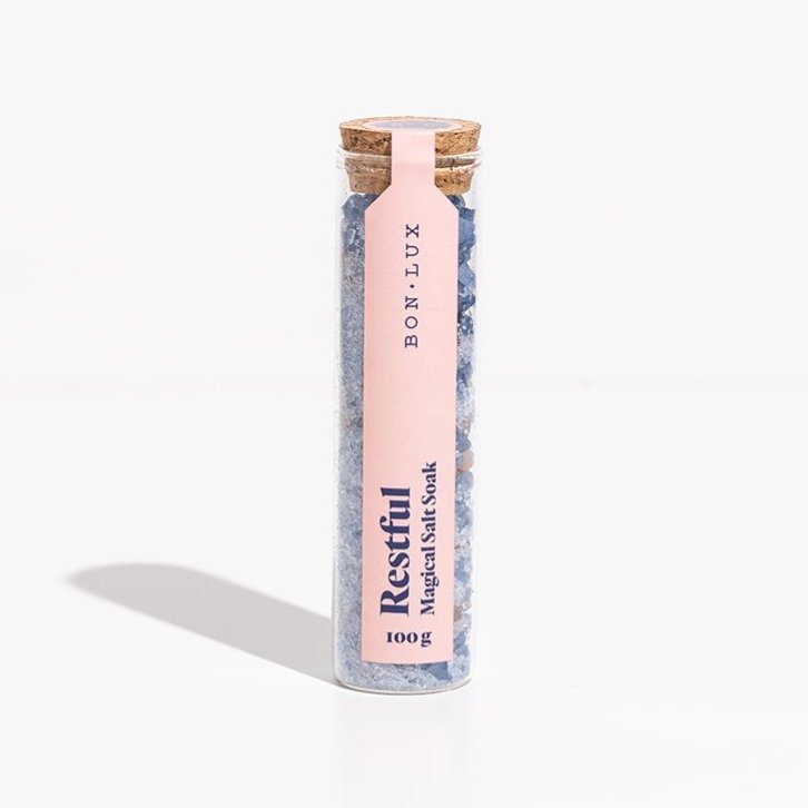 BON LUX Magical salt soak tube - Muscle/Restful/Calming/Petal