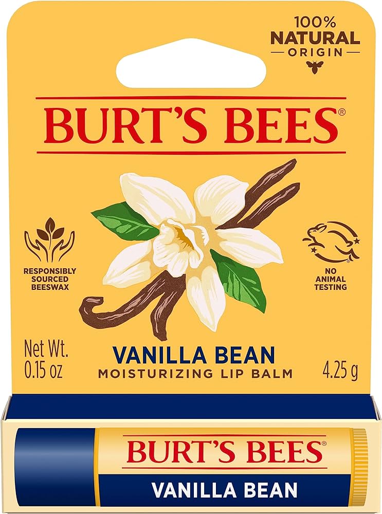 BURT'S BEES Moisturising Lip Balm Vanilla Bean 4.25g - Preston ApothecaryBURT'S BEES